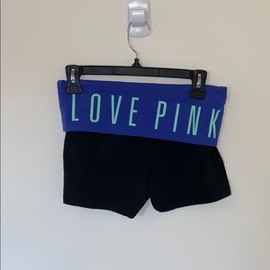 VS Pink yoga shorts